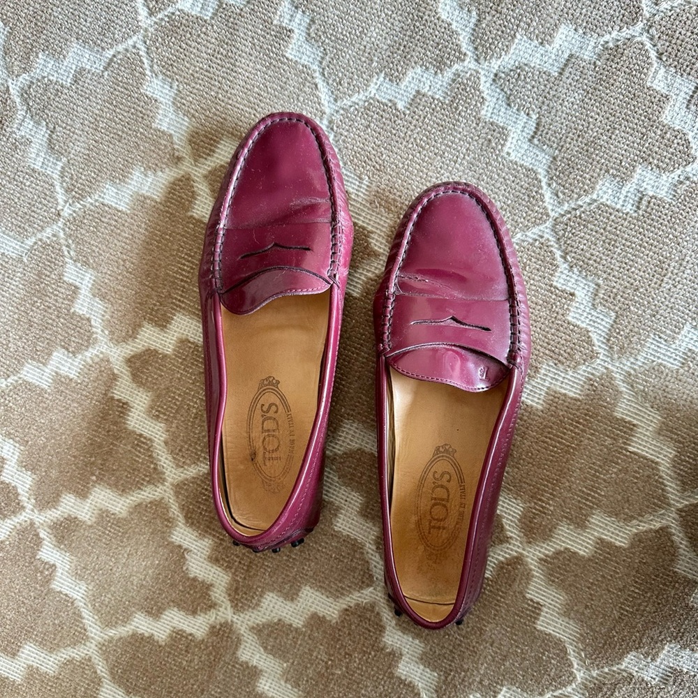 Tod’s Patent Leather Loafers